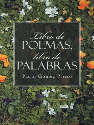 cover image of Libro de poemas, libro de palabras